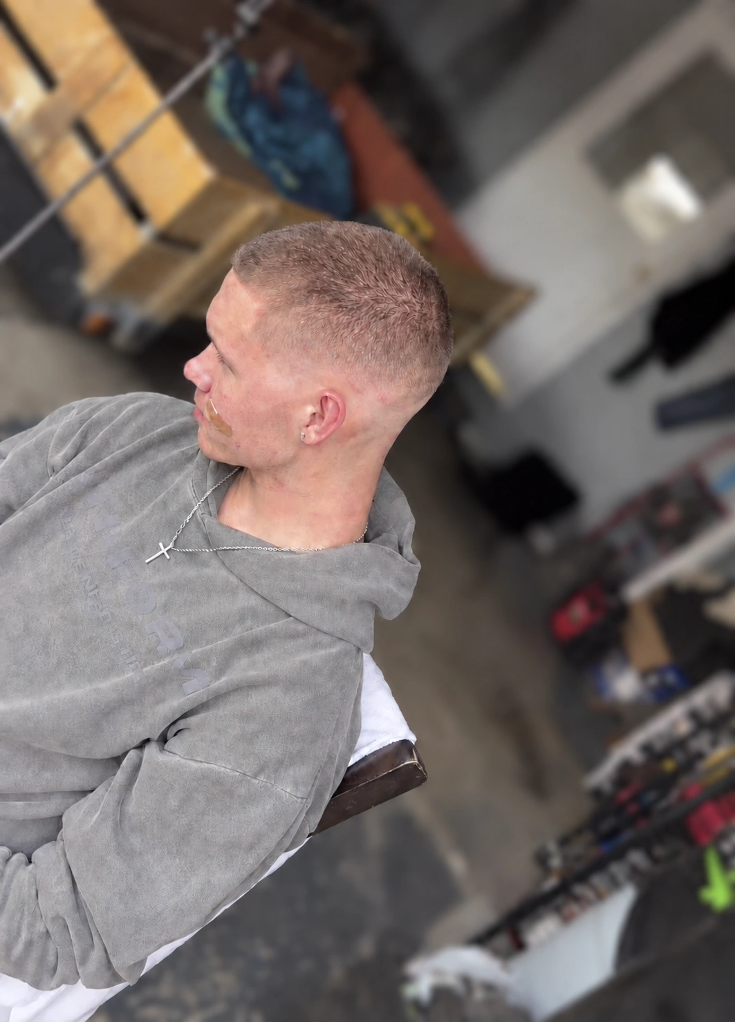 Buzz cut + fade by Jassem